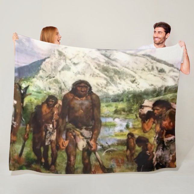 NEANDERTHAL  FLEECE BLANKET (In Situ)
