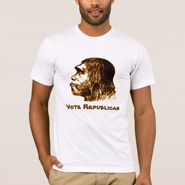 Neanderthal 'Vote Republican' Shirt (Front)