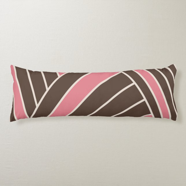 Neapolitan Abstract Body Pillow (Front)