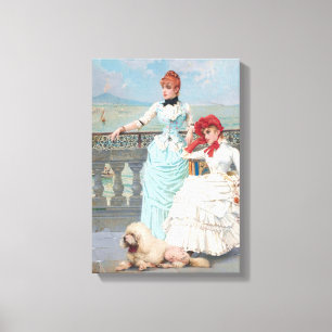 Neapolitan Beauties by Vittorio Matteo Corcos Canvas Print