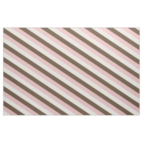 Neapolitan Color Diagonal Stripes Pattern Fabric