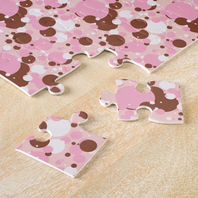 Neapolitan Dots 01-Lt Pink-JIGSAW PUZZLE (Side)