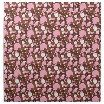 Neapolitan Dots 03 Brown M-cloth Napkins by SerenityGardens at Zazzle