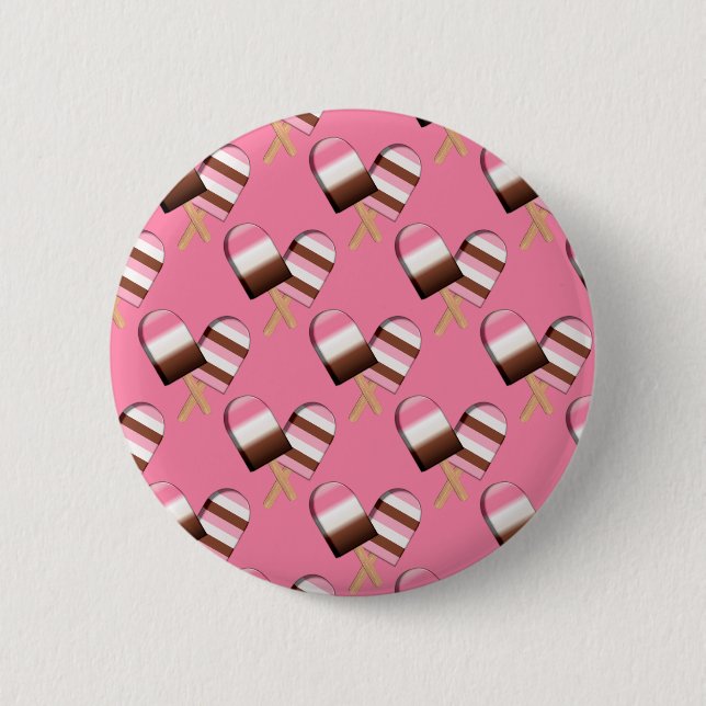 Neapolitan Ice Cream Bars 01-PIN BACKED BUTTON (Front)