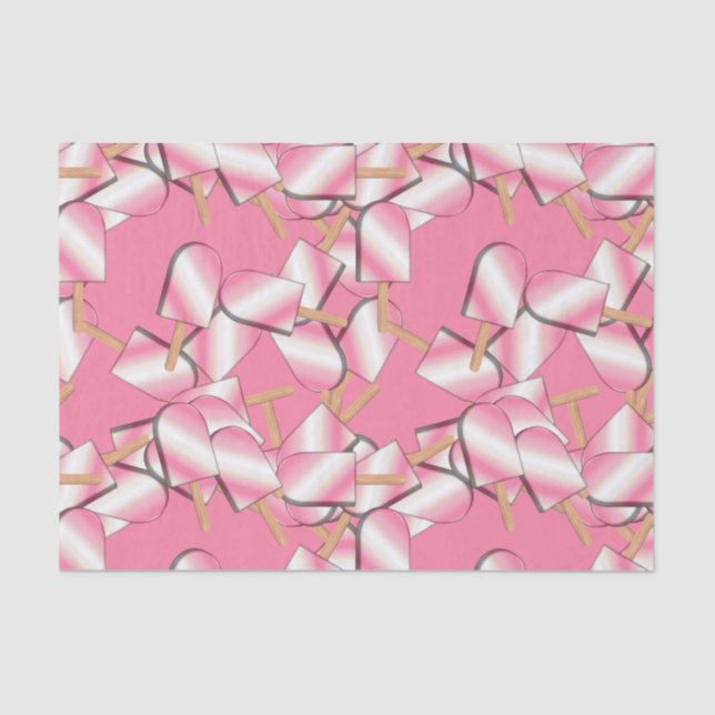 Neapolitan Ice Cream Bars-Straw-Van-TISSUE PAPER (Front)
