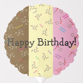 Neapolitan Ice Cream Chemistry Party Balloon