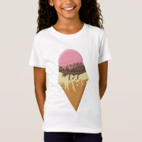 Neapolitan Ice Cream Cone T-Shirts