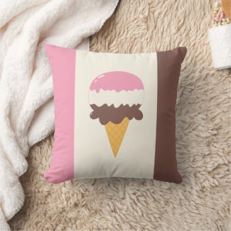 Neapolitan Ice Cream Cone