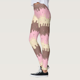 Neapolitan Ice Cream Leggings