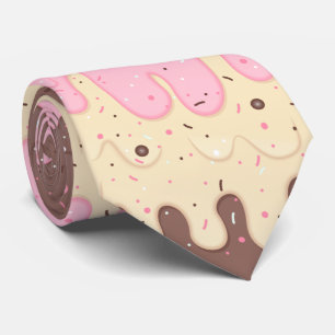 Neapolitan Ice Cream Neck Tie