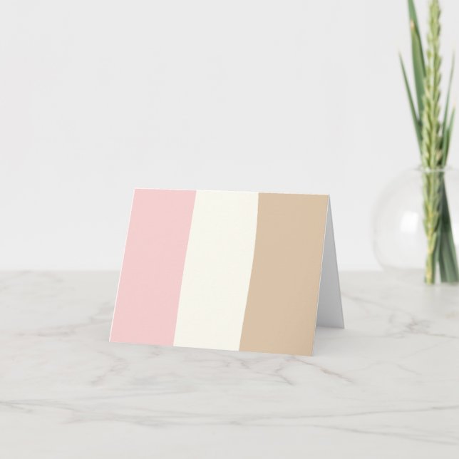 Neapolitan Ice Cream Note Cards (Front)
