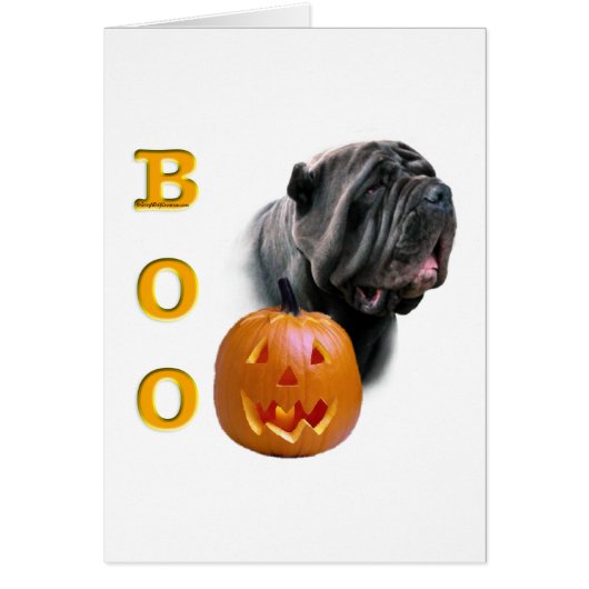 Neapolitan Mastiff Boo Cards (Front)