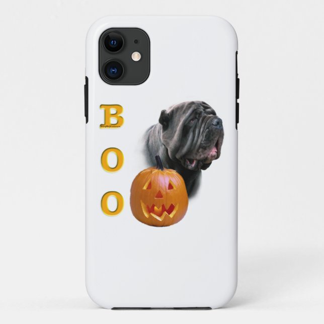 Neapolitan Mastiff Halloween BOO Case-Mate iPhone Case (Back)