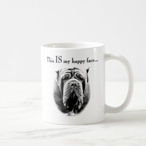 Neapolitan Mastiff Happy Face Coffee Mug