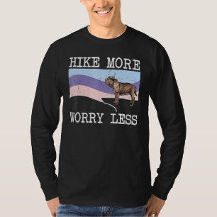 Neapolitan Mastiff Hike More Worry Less Graphic Hi T-Shirt