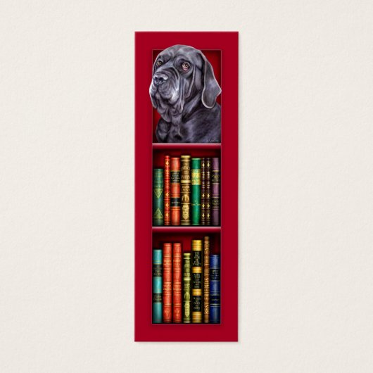 Neapolitan Mastiff Mulberry Bookmark (Front)