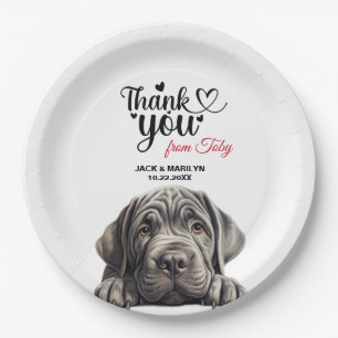 Neapolitan Mastiff Paper Plates