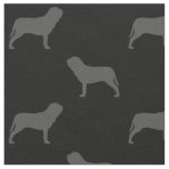 Neapolitan Mastiff Silhouettes Neo Dogs Patterned Fabric