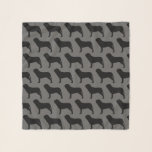Neapolitan Mastiff Silhouettes Pattern Scarf<br><div class="desc">Neo Lover's Scarf</div>