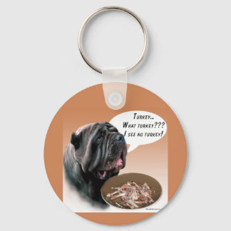 Neapolitan Mastiff Turkey Keychain