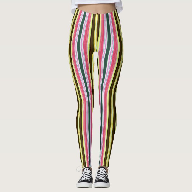 Neapolitan striped leggings (Front)