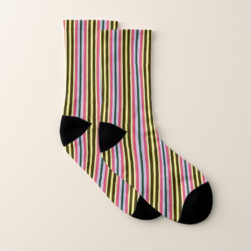 Neapolitan striped socks