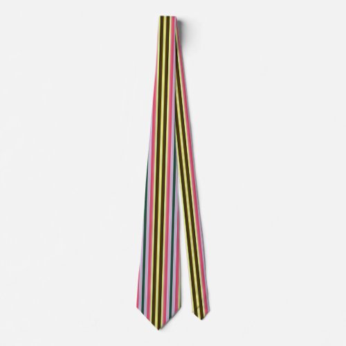 Neapolitan striped tie