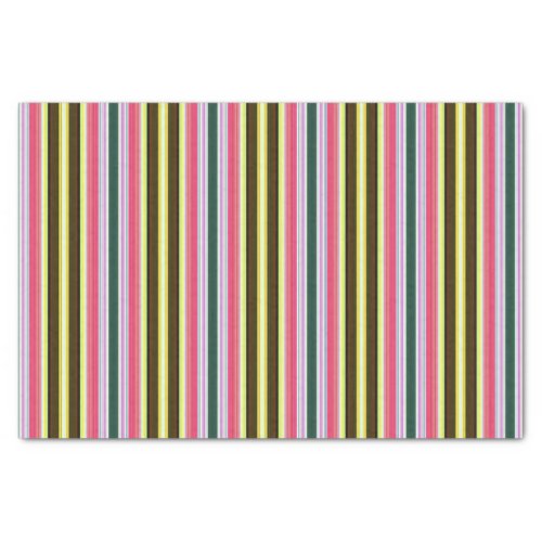 Neapolitan striped tissue paper