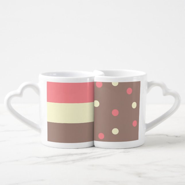 Neapolitan Stripes and Dots mugs (Front Nesting)