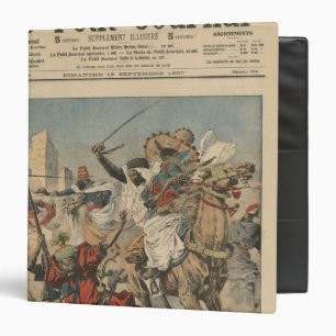 Near Casablanca the goumiers charging 3 Ring Binder