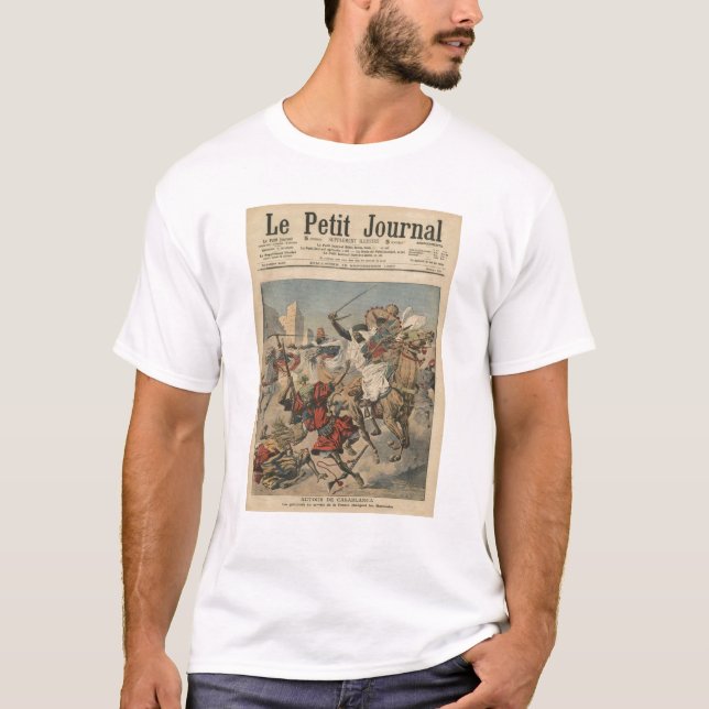 Near Casablanca the goumiers charging T-Shirt (Front)