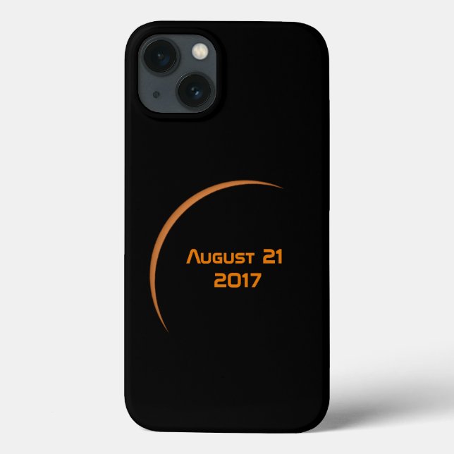 Near Maximum August 21, 2017 Partial Solar Eclipse Case-Mate iPhone Case (Back)