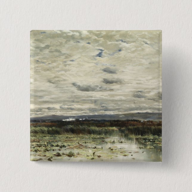 Near Shillingford Pinback Button (Front)