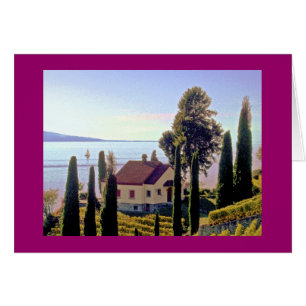 near St. Saphorin, Lavaux, Switzerland Cards