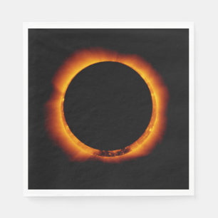 Near Total Solar Eclipse Napkins