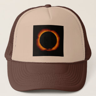 Near Total Solar Eclipse Trucker Hat