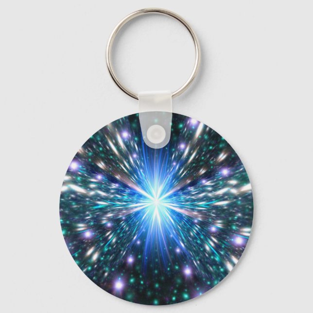 Nearing the Speed of Light Keychain (Front)