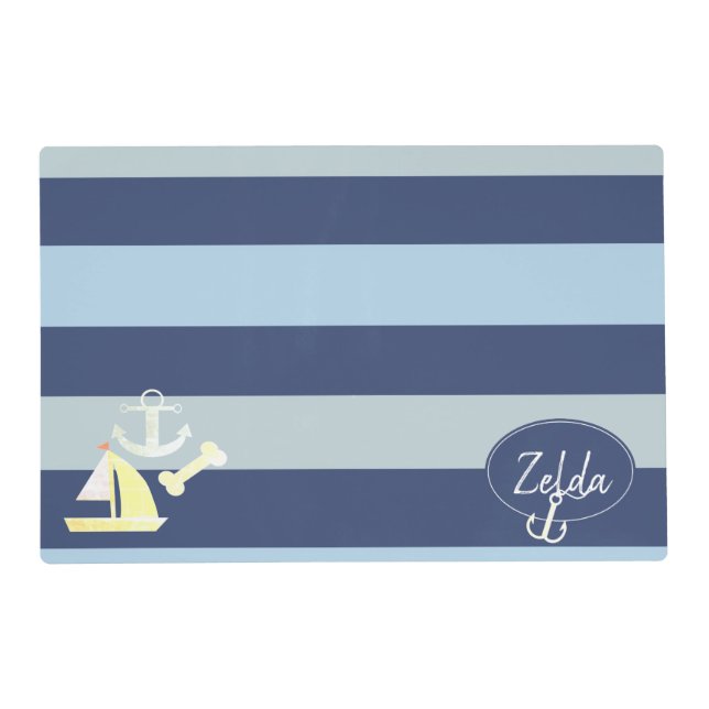 Nearly Nautical Stripes Placemat (Front)