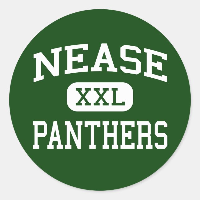 Nease - Panthers - High - Saint Augustine Florida Classic Round Sticker (Front)