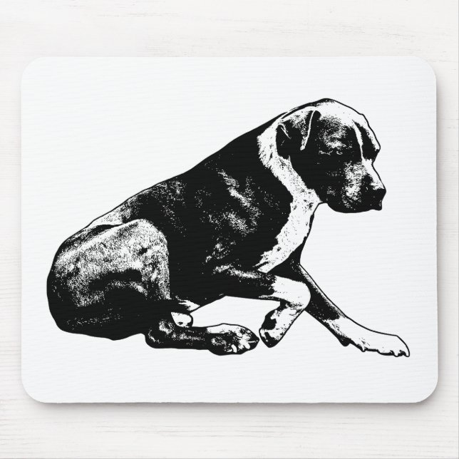 Neat line steadiness mouse pad (Front)