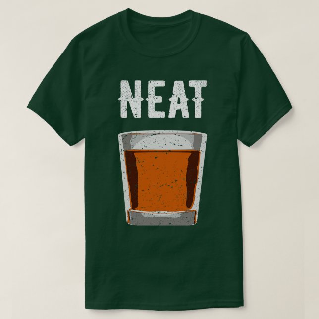 Neat Old Fashioned Scotch and Bourbon V T-Shirt (Design Front)
