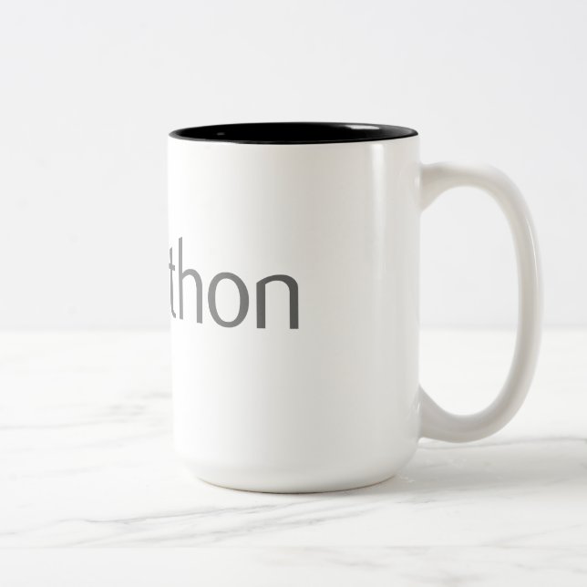Neat Python Coder Two-Tone Coffee Mug (Right)