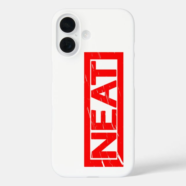 Neat Stamp Case-Mate iPhone Case (Back)
