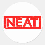 Neat Stamp Classic Round Sticker