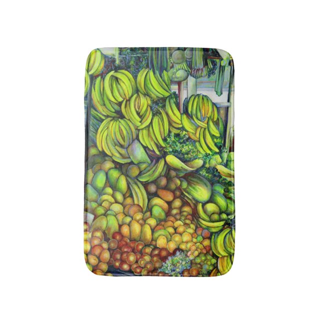 Neat, Sweet and in the Side Pocket, Mexico Bathroom Mat (Front Vertical)