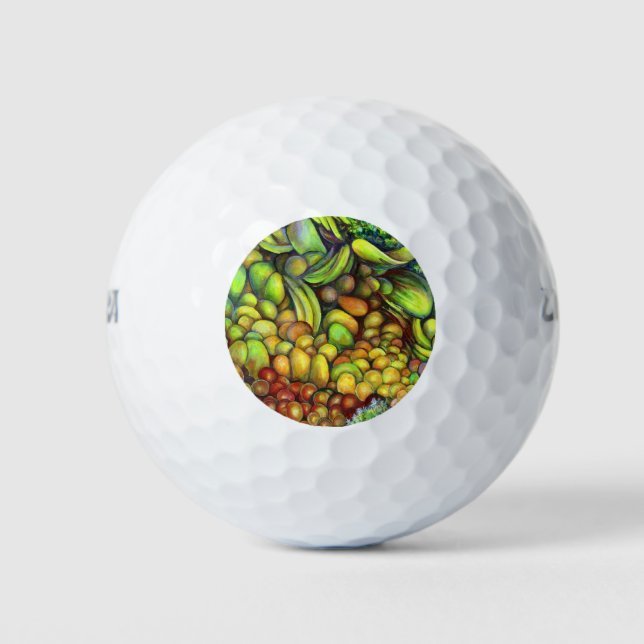 Neat, Sweet and in the Side Pocket, Mexico Golf Balls (Front)