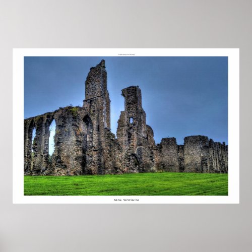 Neath Abbey Ruins Neath Port Talbot Wales Poster
