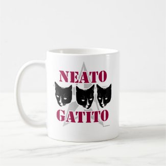 Neato Gatito Sassy Cat Slogan Fun Art Design
