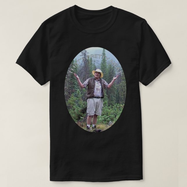 Neature Walk Sticker T-Shirt (Design Front)