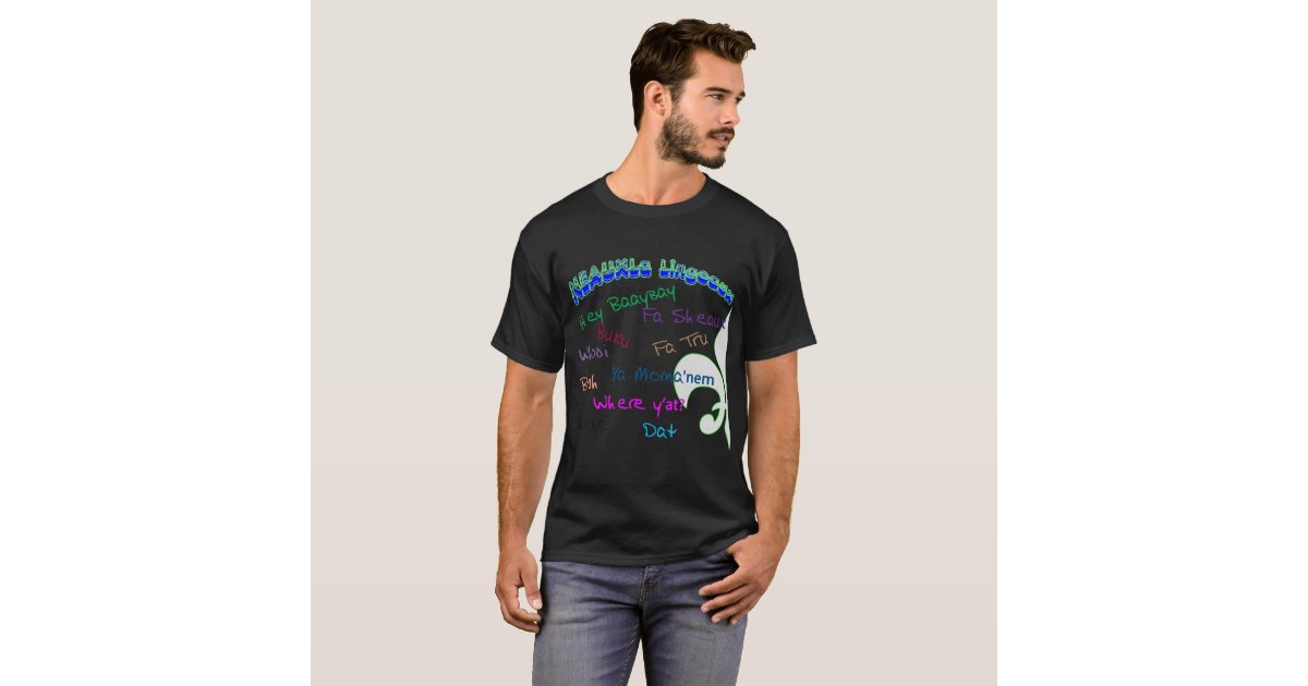 Louisiana Fleur de Lis Shaped Cat LA Men's Graphic T Shirt Tees